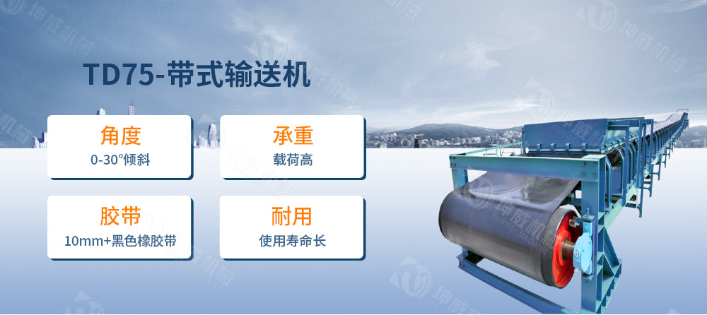 TD75皮帶輸送機(jī)簡介 TD75皮帶輸送機(jī)簡介